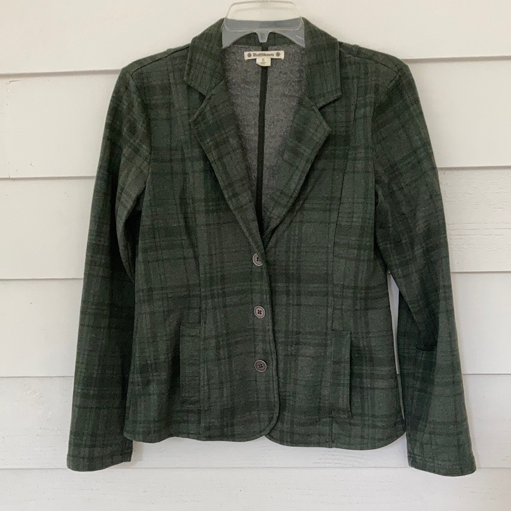 Ruff Hewn green plaid jacket